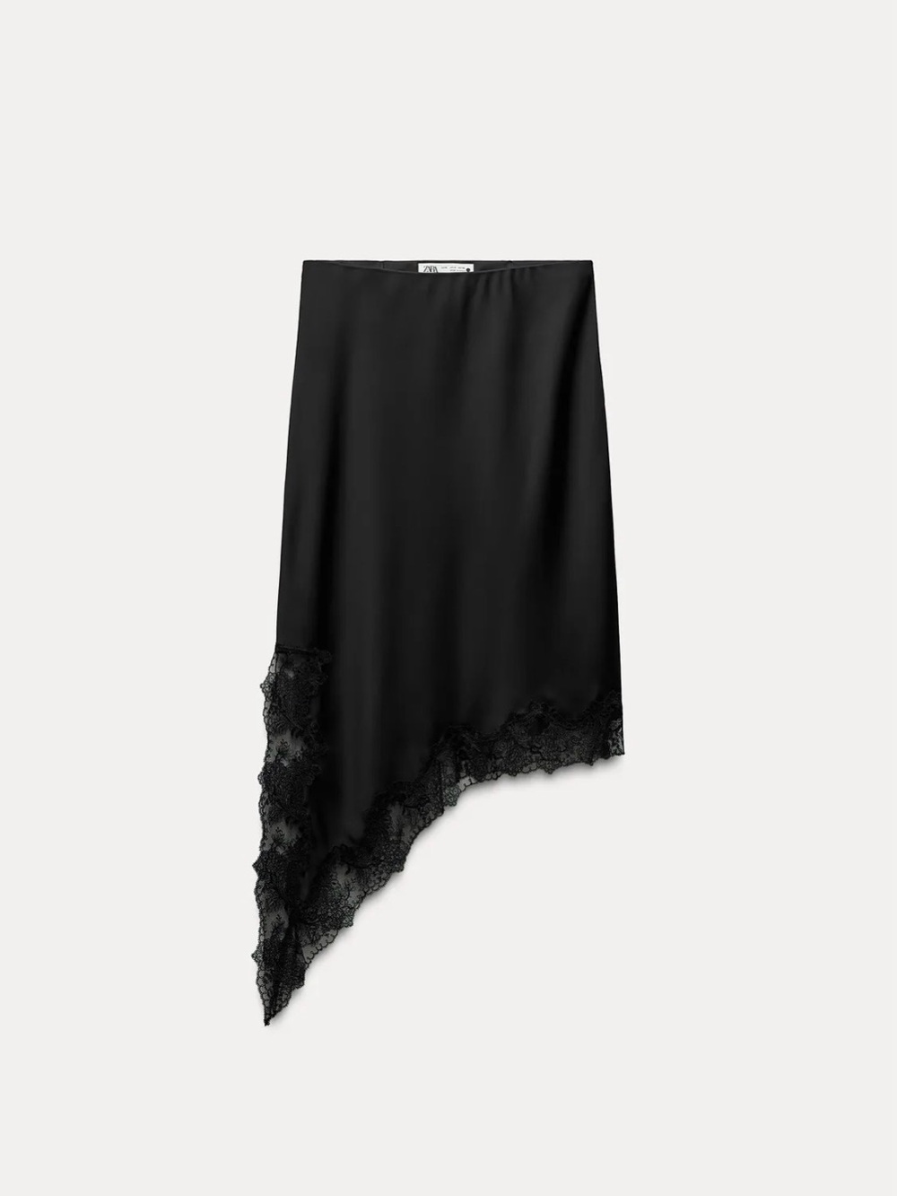 ZW Collection Satin Effect Lace Skirt